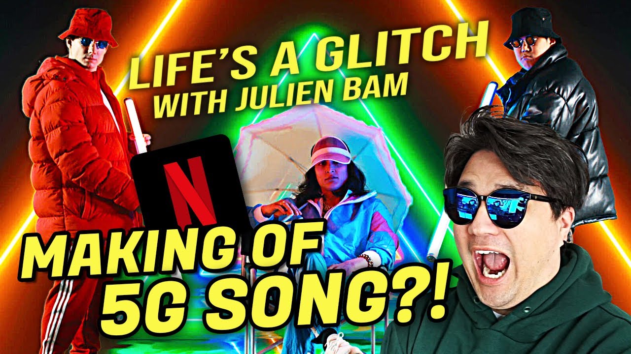 MAKING OF Life's a Glitch with Julien Bam 5G SONG?! | Vincent Lee