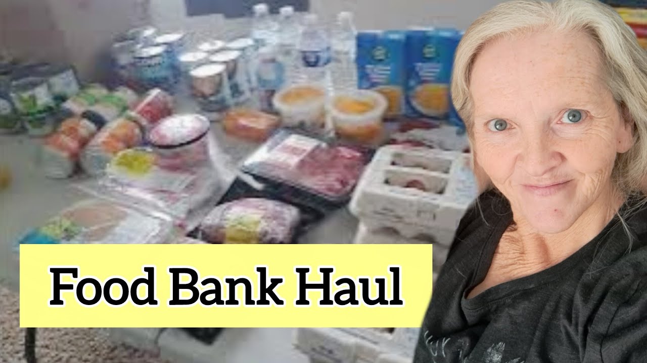 Waiting to Shop Local Food Bank Shopping with Dignity Grocery Pantry Haul So Many Blessings