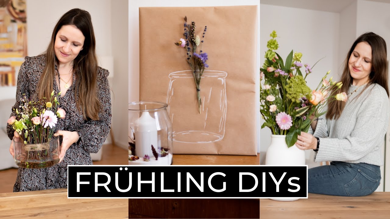 DIY FRÜHLINGSDEKO 2022 | Schöne Geschenkideen zum Valentinstag & Muttertag 🌸 | Deko selbermachen