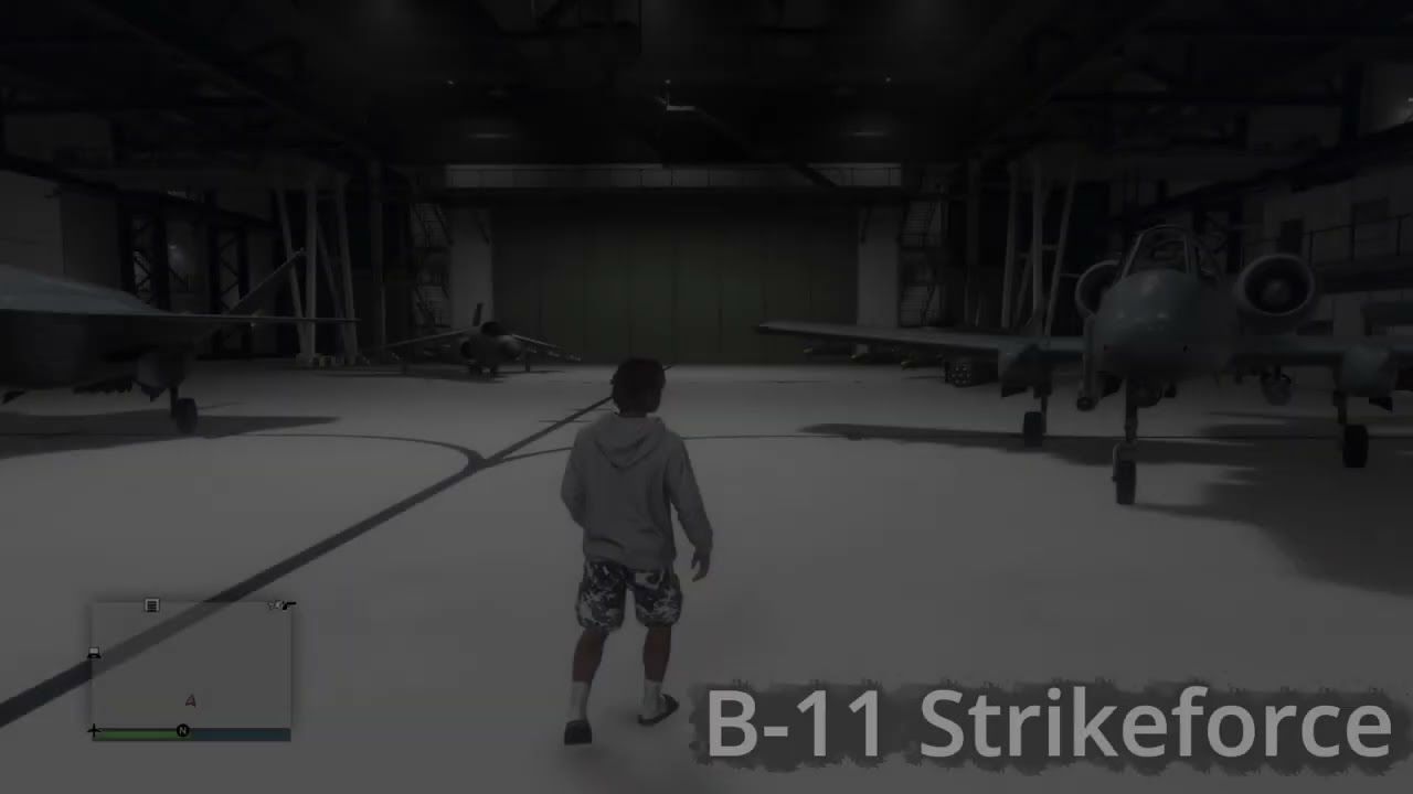 Showcasing my plane collection in GTA5