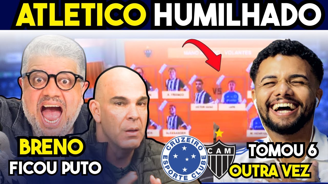 ATLETICO TOMOU 6 NO CARA A CARA CONTRA O CRUZEIRO NOS DONOS DA BOLA