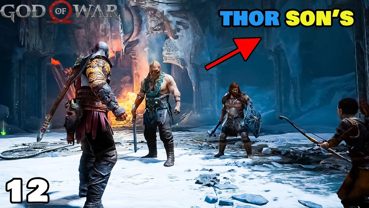 Biggest Fight With Thor Son's।Part:12।Gid Of War Bangla Gameplay Video 