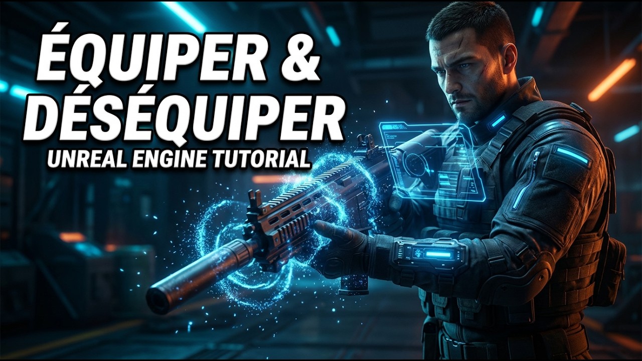 Équiper et Déséquiper une arme | Unreal Engine