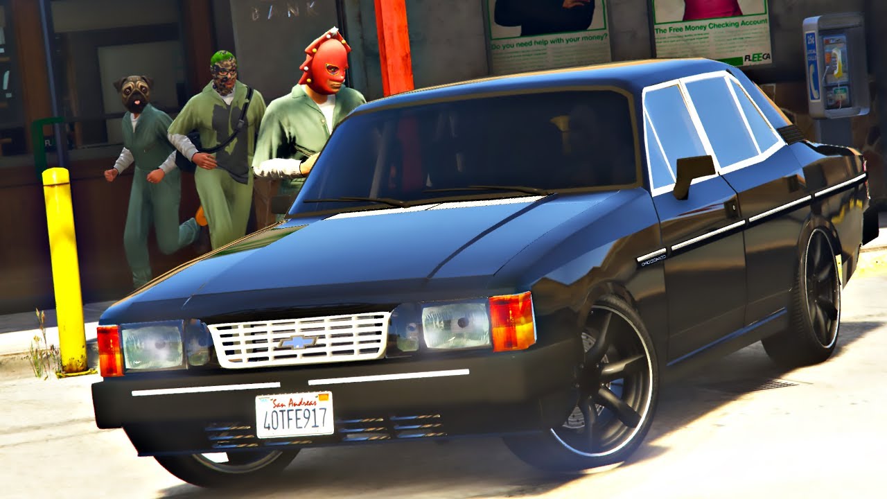 FUGA INSANA DA POLICIA VIREI PILOTO DE FUGA NO GTA 5 - GTA V MOD