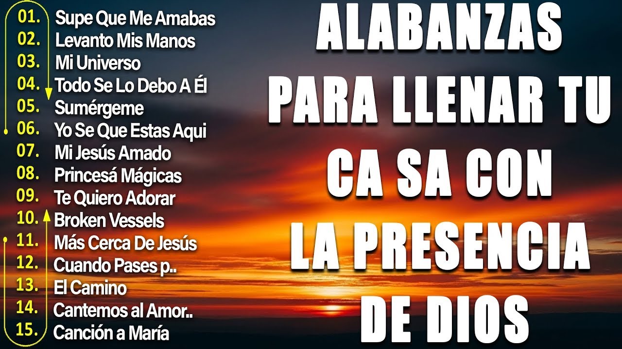1️⃣CREO EN TI - HERMOSO NOMBRE - A TI ME RINDO 🌟ALABANZAS PARA EXPULSAR TODO MAL DE TU VIDA
