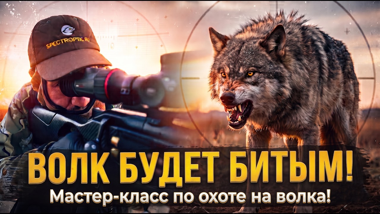 Охота на волка на вабу: разбор классических ошибок от СпектрОптик!