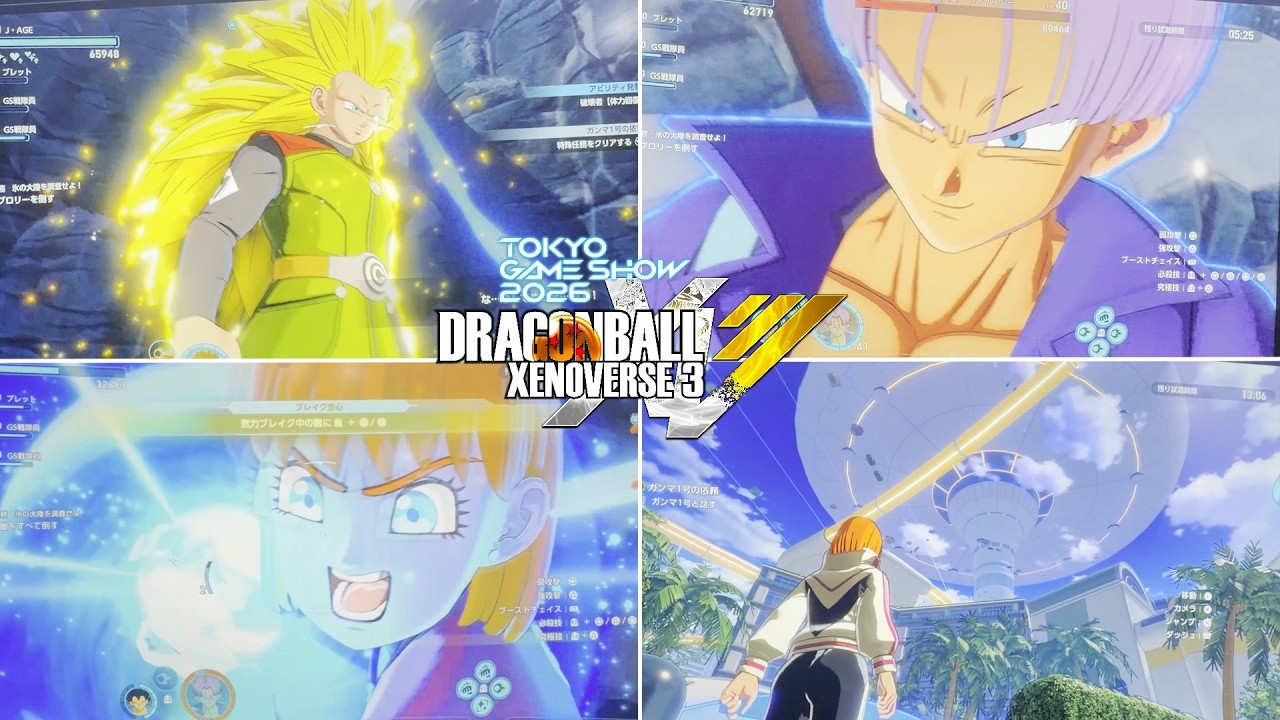 Dragon Ball Xenoverse 3 - New 30 Mins Gameplay TGS Demo (Tokyo Game Show)