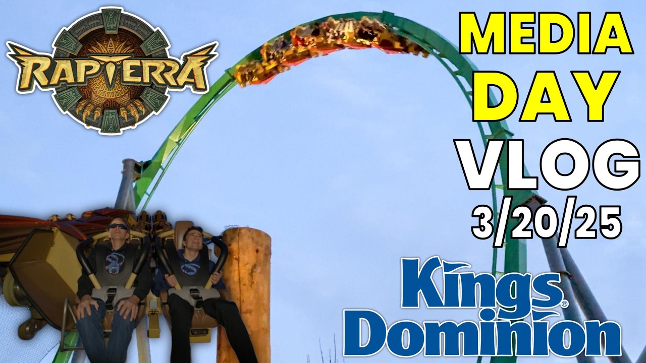 We Rode the NEW Rapterra at Kings Dominion! | Vlog 3/20/25
