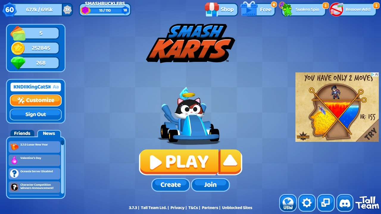 I 1v1 A Subscriber: Smash Karts