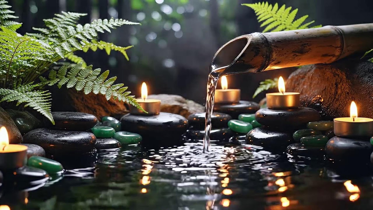 Healing Music + Water Sounds 🌿 Anxiety Relief, Stress Release & Deep Sleep Music
