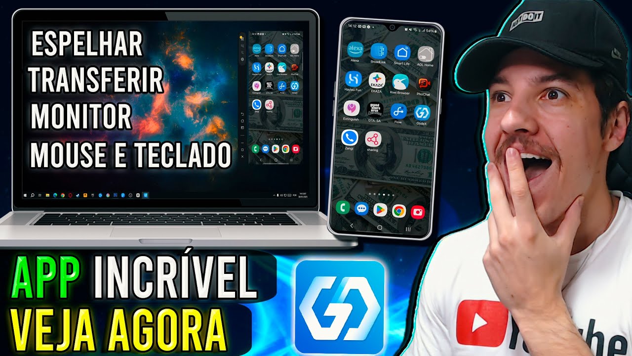 O Melhor Aplicativo para USAR o CELULAR no PC 2025