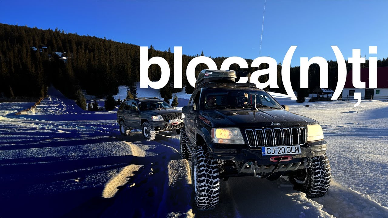 Ne-a prins noaptea in Apuseni. Aventura offroad si camping pe zăpadă.