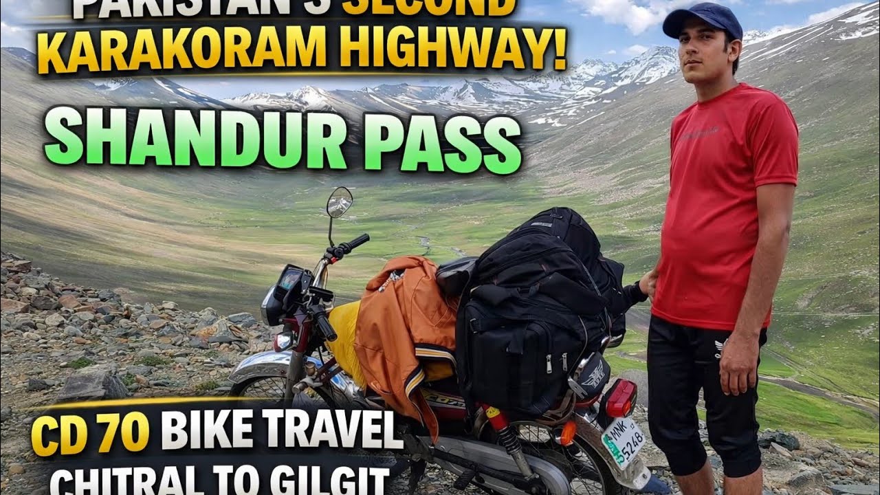 CD 70 Bike Ride on Pakistan’s Second Karakoram Highway | Shandur Pass | Chitral to Gilgit Adventure