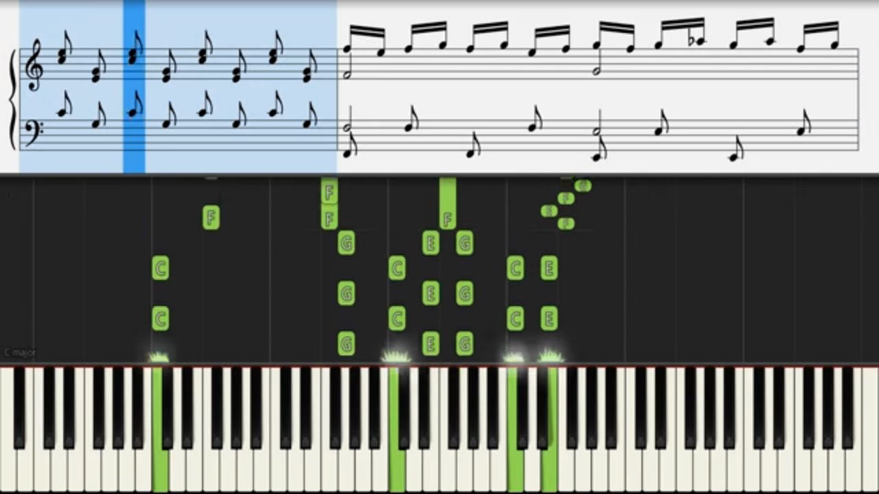 Four Seasons Winter (Vivaldi) - Piano Tutorial + Sheets
