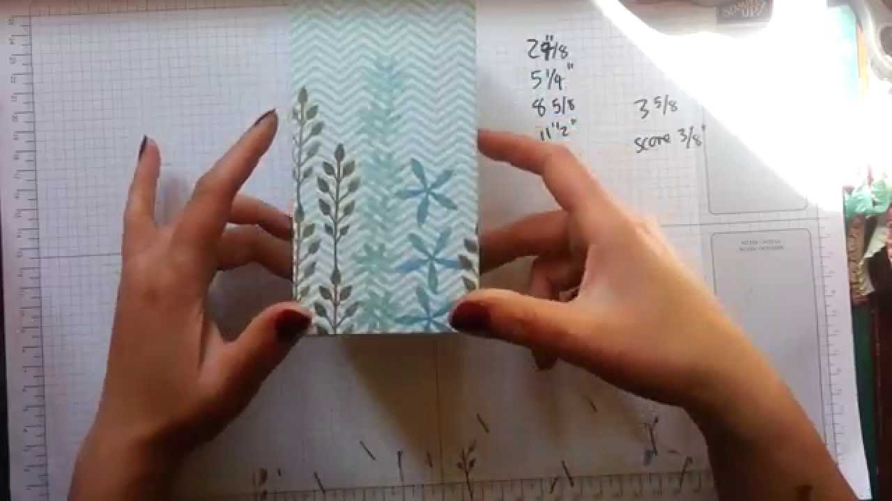 #onesheetwonder #stampinup #giftbag ~{One Sheet Wonder ~ stamping on patterned paper