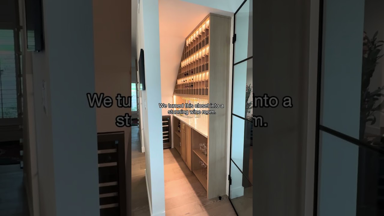 We Turned This Closet into a Wine Room
