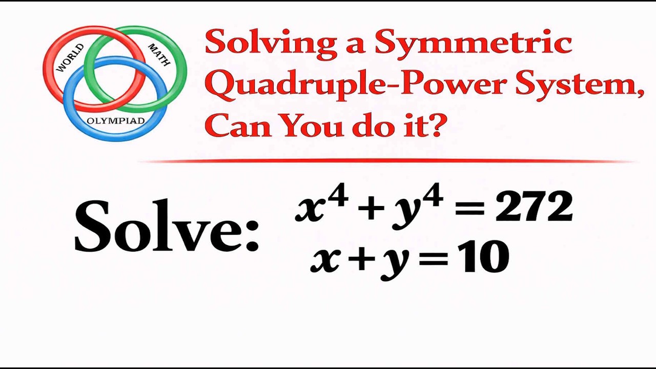 10 Attempts, 0 Success — Brutally Hard Quadruple Power System Math!