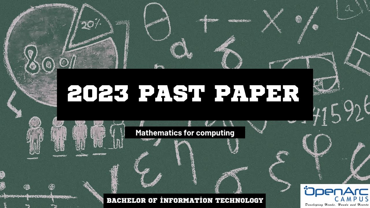 BIT Semester 2   Mathematics for Computing 2023 past paper discussion - OpenArc Campus