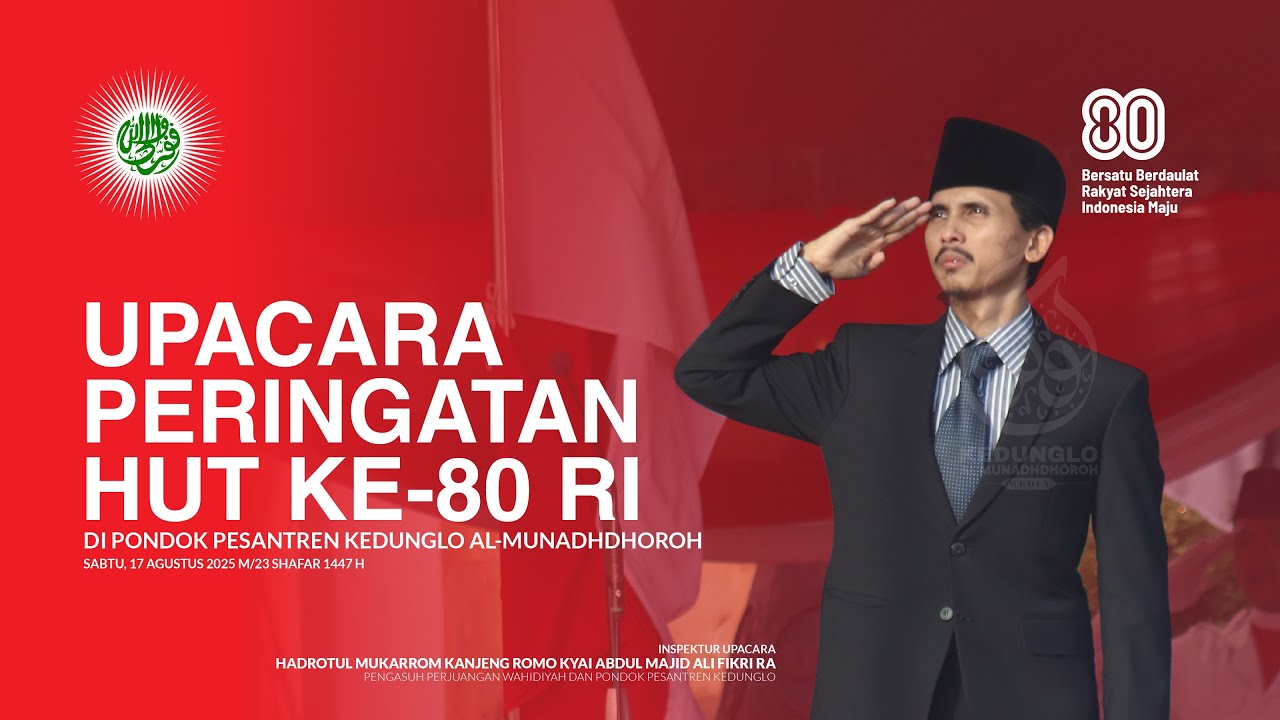 (LIVE) UPACARA PERINGATAN HARI KEMERDEKAAN REPUBLIK INDONESIA KE-80 | 17 Agustus 2025