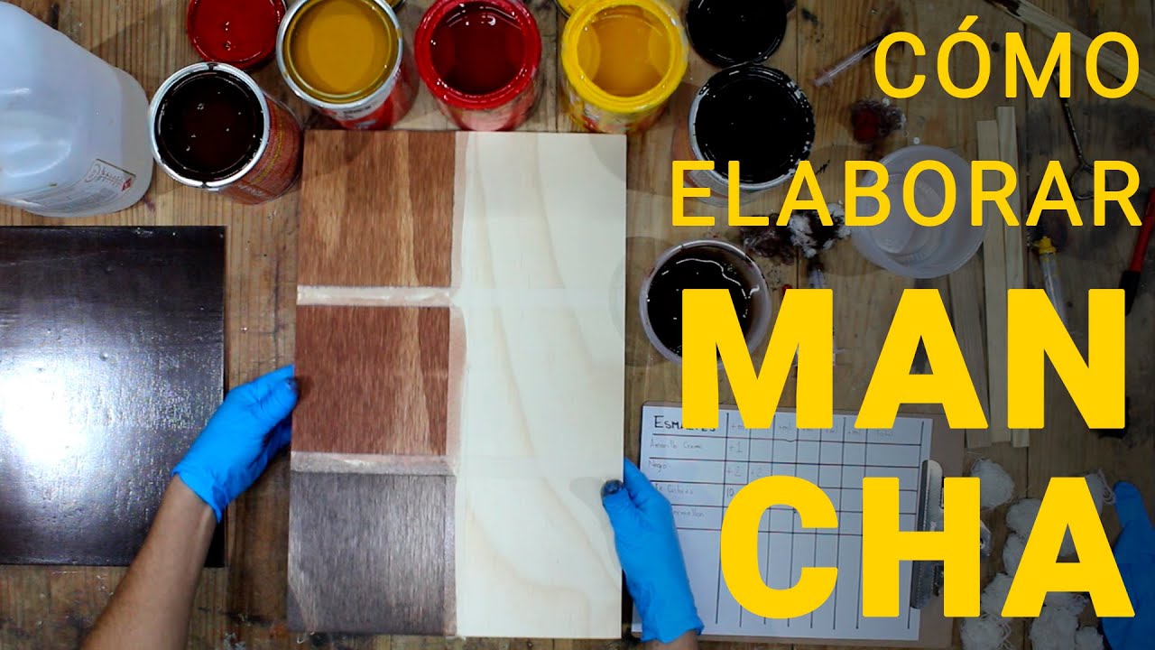 CÓMO ELABORAR MANCHA (TINTA) PARA MADERA | CLUB DEL CARPINTERO