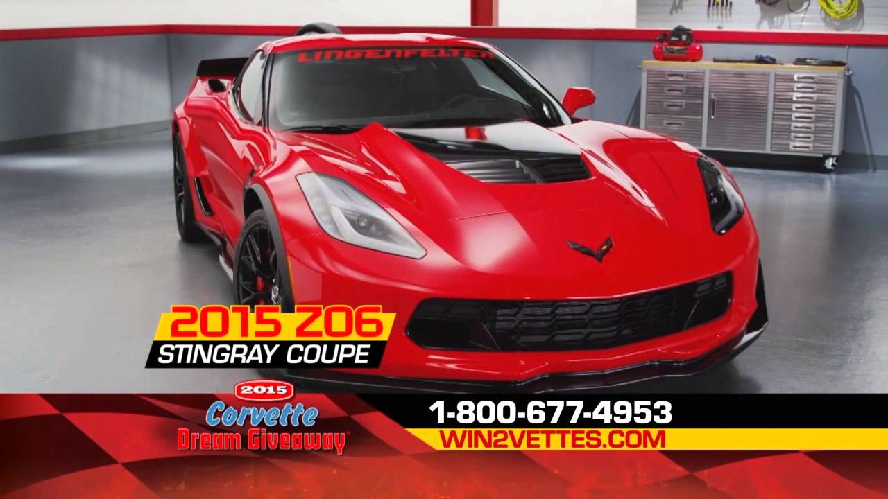 2015 Corvette Dream Giveaway: Win Two Corvettes and Get DOUBLE Tickets Now!