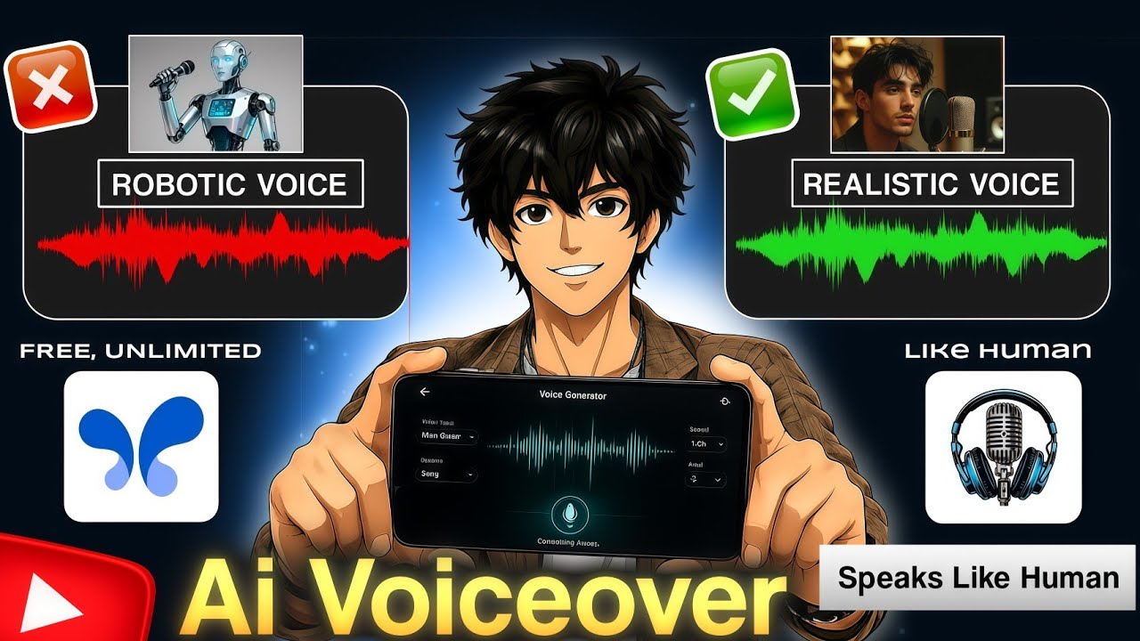 Free Human-Like AI Voice | Monetizable & Unlimited Voiceover for Free, Full Guide