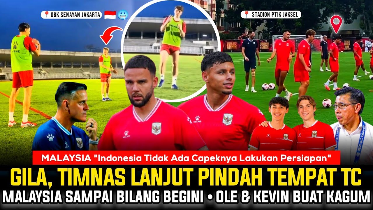 🔴SAMPAI LARUT MALAM‼️FULL Official Training Timnas Sampai Lanjut Pindah Tempat Lagi, Kevin Ole Enjoy