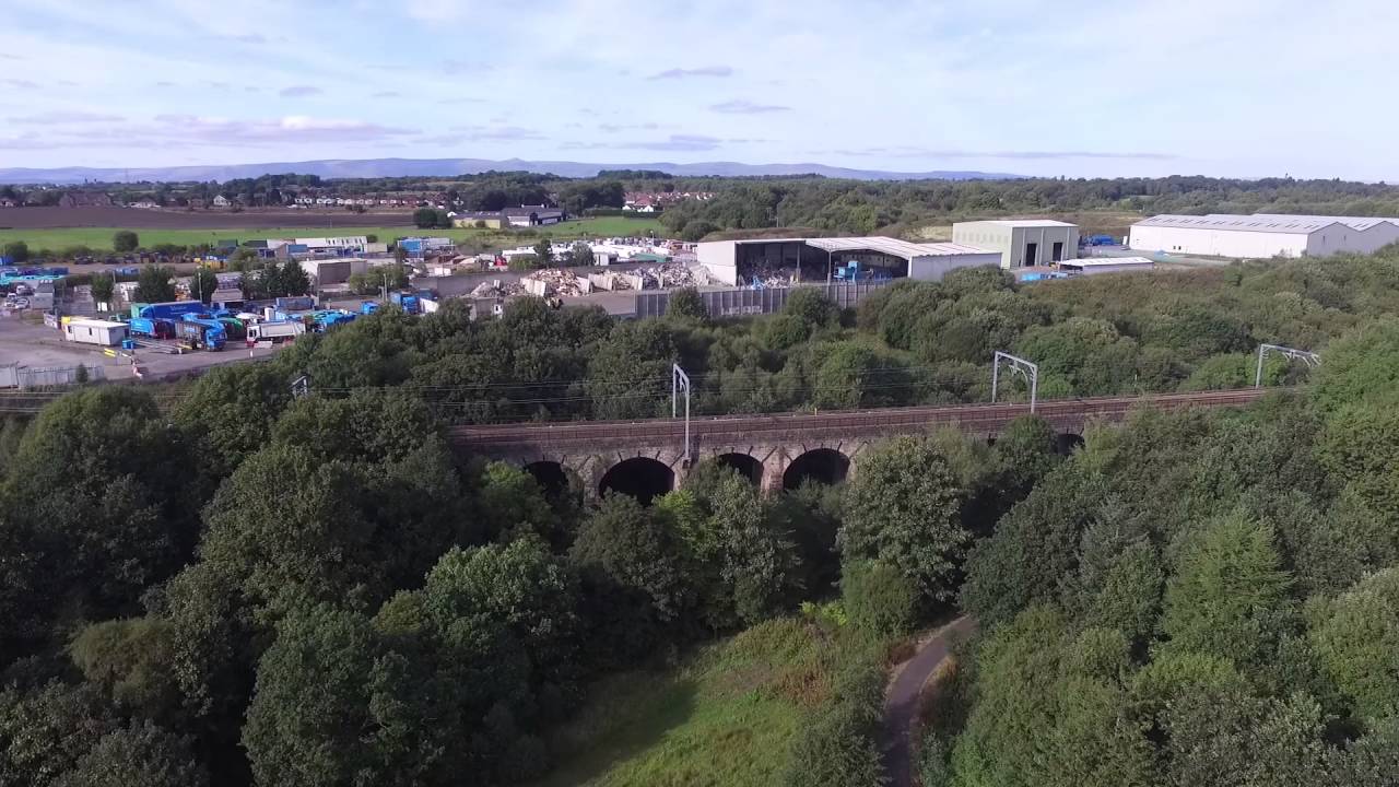 Drone Fight over kirkwood Coatbridge