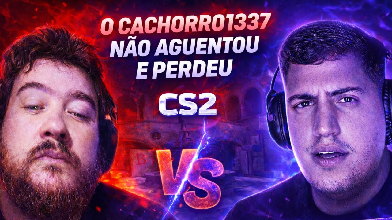 ENFRENTEI O CACHORRO1337 NO CS2 (ELE É TUDO ISSO?)