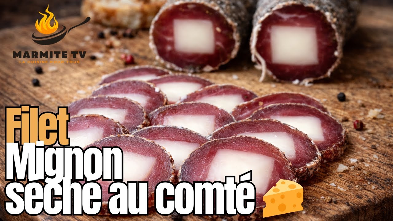 🍖 Comment faire un filet mignon séché avec un insert fromage ? 🐷🧀 (fumage a froid)