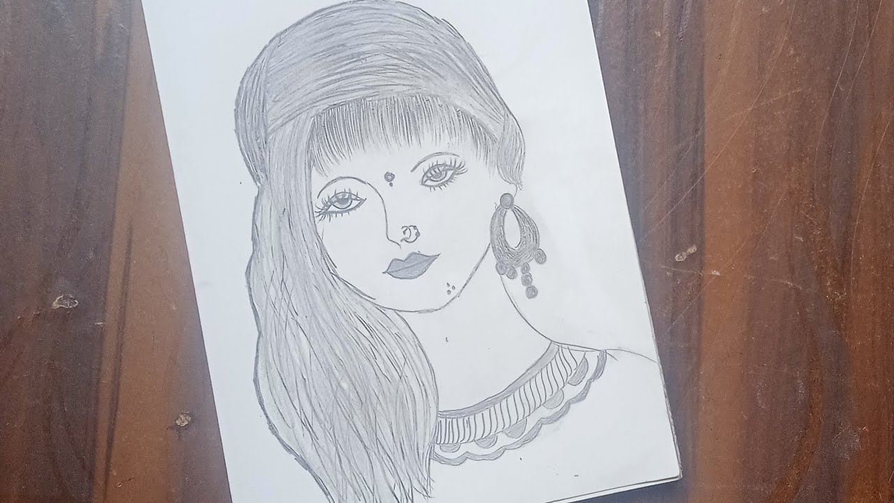 How To Draw Beautiful Lady? Khubsurat Aurat Kaise Banaye?