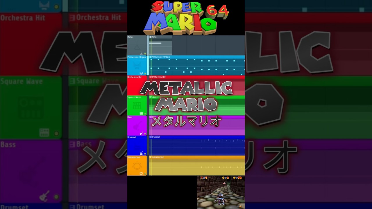 METALLIC MARIO FL Studio Deconstruction #flstudio #metalmario #nintendo #music #deconstruction #任天堂