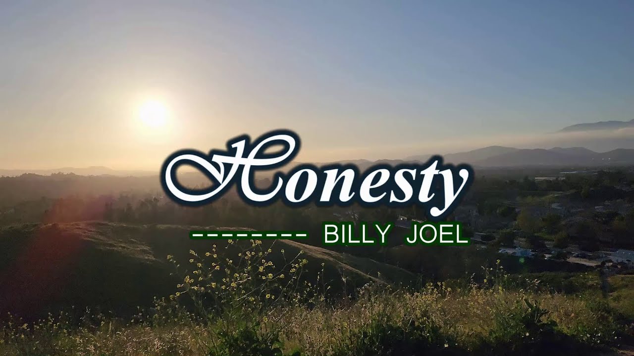 Honesty - KARAOKE VERSION - as popularized by Billy Joel