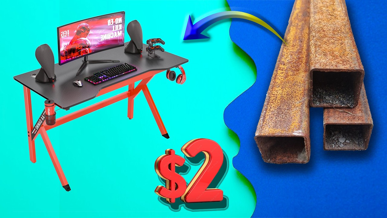 Make expansive K-shape gaming table | DIY Computer table within 10$ only | Insane !!!