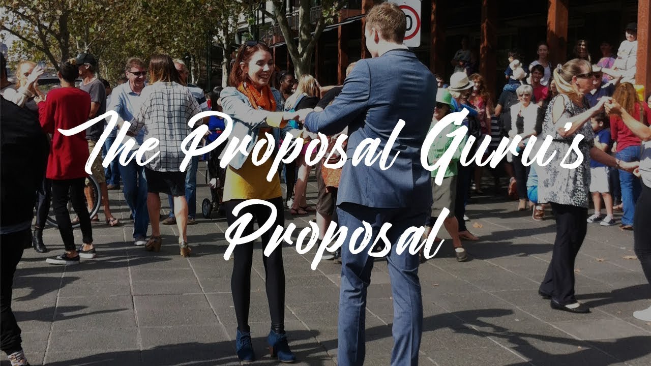 Aaron & Carly Southbank Melbourne Flashmob Engagement Proposal