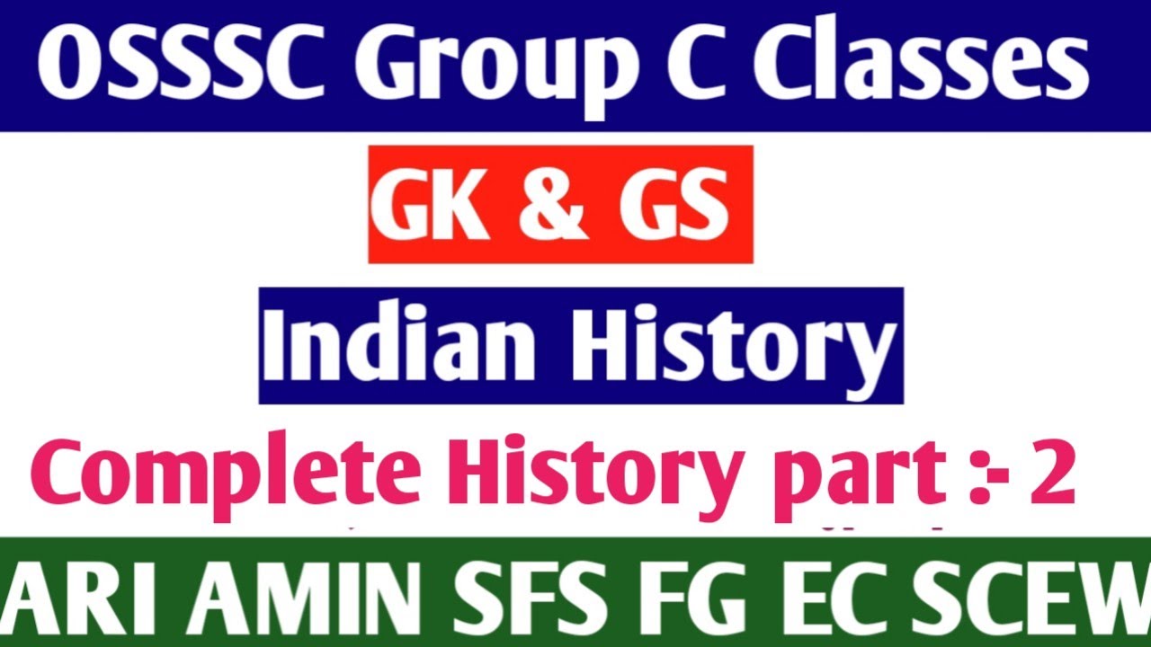 OSSSC GROUP C classes// GK & GS // Indian Freedom Movement // part -2 //ARI AMIN SFS FG EC SCEW
