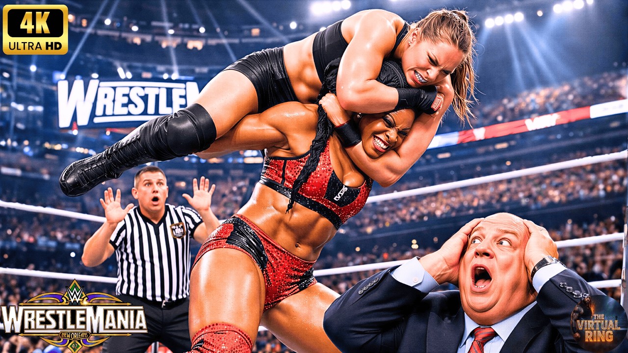 Ронда Роузи против Бьянки Белэр • WrestleMania • 15 марта 2026 г. 🥋👊 #rondarousey #biancabelair