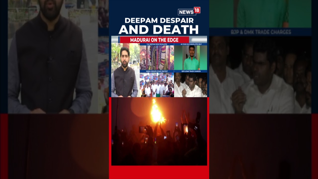 Tragic End To Devotee’s Protest: Man Sets Self On Fire Over Karthigai Deepam Dispute In Madurai