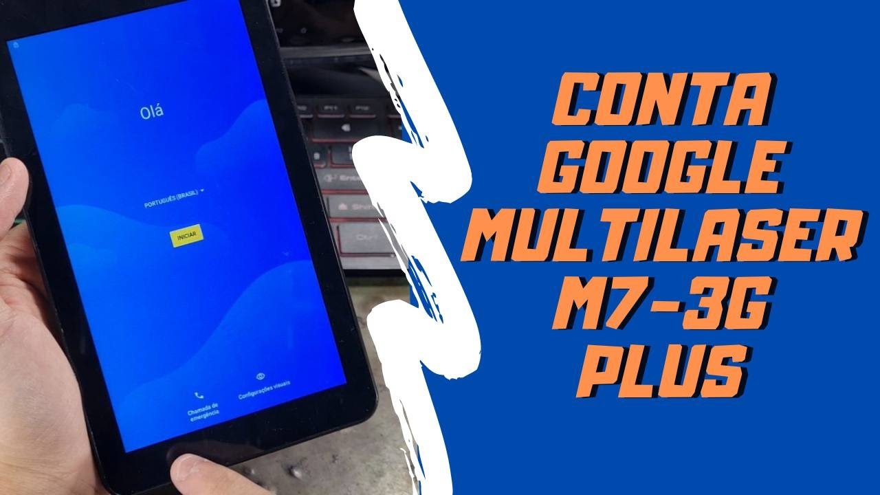 REMOVER CONTA GOOGLE TABLET MULTILASER M7-3G PLUS 2022 ATUALIZADO Android 10 Sem pc