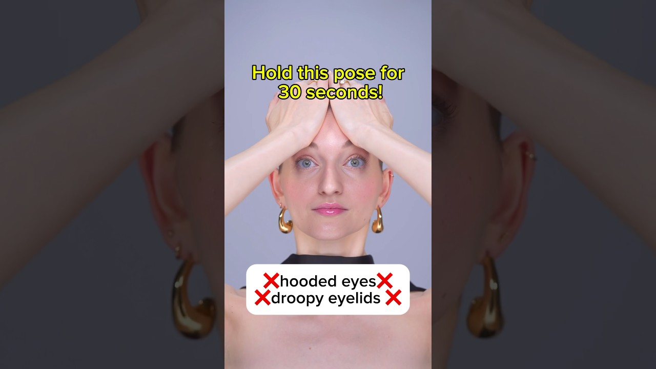 how to reduce hooded eyes and droopy eyelids with face fitness