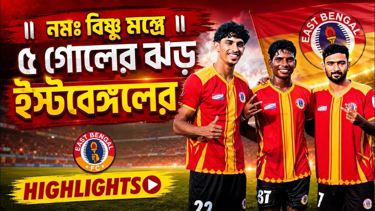 East Bengal 5-1 Bidhannagar MSA | Goal & Match Highlights | Calcutta Football League 2026