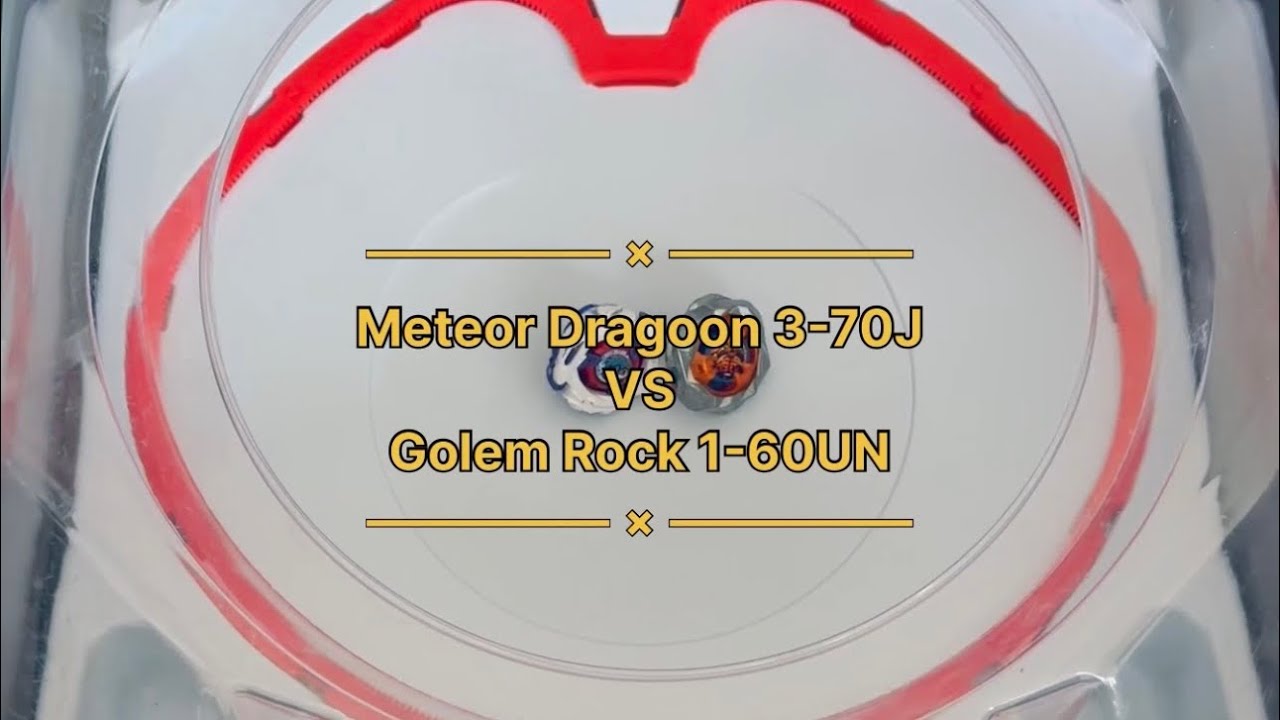 Meteor Dragoon 3-70J VS Golem Rock 1-60UN