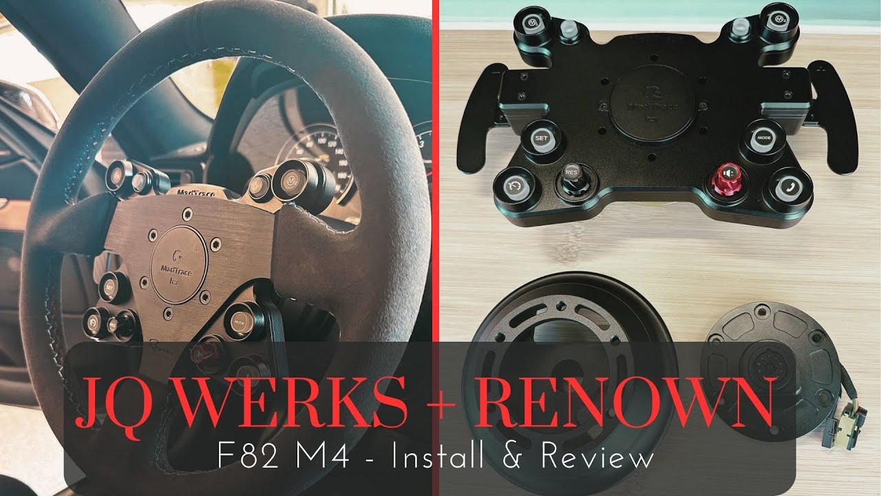 BMW F82 ///M4 - Track Build - JQ Werks + Renown Steering Wheel Install (No Airbag Warning!)