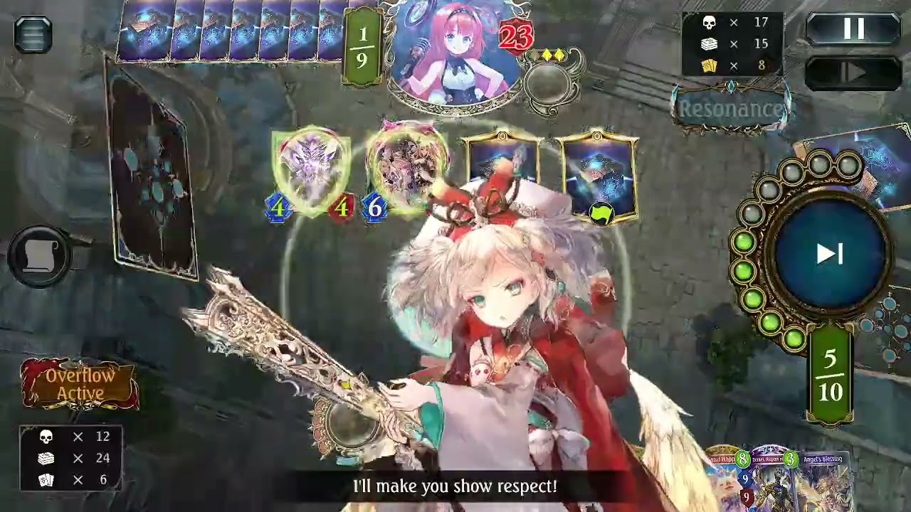Shadowverse - Zerael vs. Wielder of Cosmos epic showdown down to the wire.