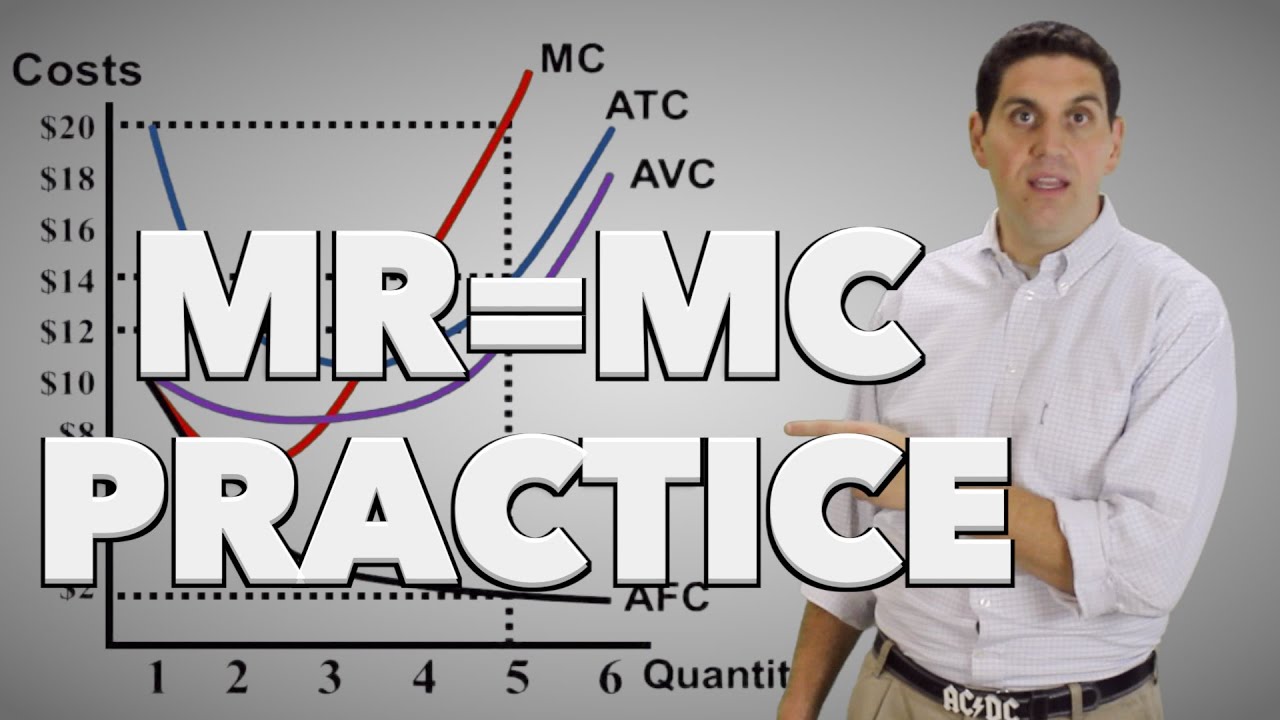 Micro 3.7 MR = MC Practice: Econ Concepts in 60 Seconds for Advanced Placement Microeconomics