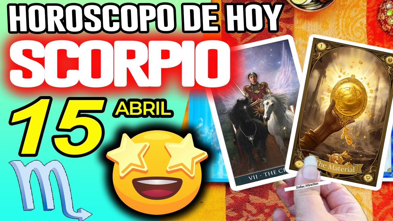 ESCORPIO ♏INCREIBLE😲 MIRA LO QUE VIENE PARA TI💰 Hor&oacute;scopo De Hoy 15 De Abril 2026 | Mhoni Vidente