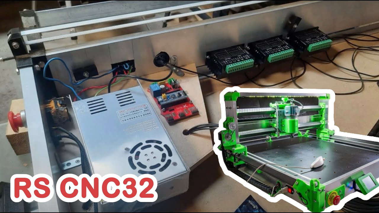 Ma CNC RSCNC32: montage de l'électronique, ça sent la fin!