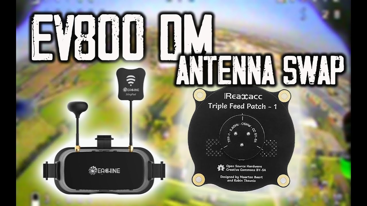 Nazgul 5 V2 + EV800DM + Triple Feed Patch Antenna : long range test