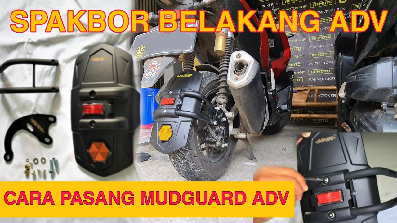 PEMASANGAN MUDGUARD HONDA ADV | AFMOTO