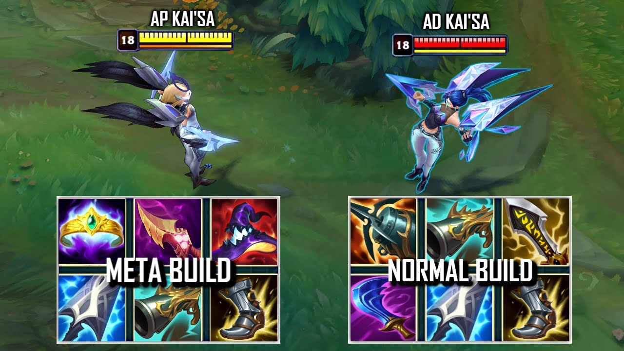 META BUILD KAI'SA vs NORMAL BUILD KAI'SA FULL BUILD FIGHTS & Best Pentakills!